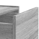 2 db szürke sonoma színű fali éjjeliszekrény 45 x 30 x 35 cm