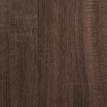 barna tölgy színű szerelt fa dohányzóasztal 100 x 50 x 50 cm