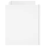 fehér szerelt fa TV-szekrény 80 x 35 x 40 cm