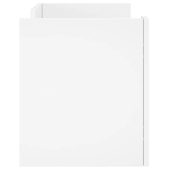 fehér szerelt fa TV-szekrény 80 x 35 x 40 cm