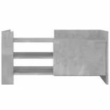 betonszürke szerelt fa TV-szekrény 80 x 35 x 40 cm