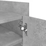 betonszürke szerelt fa TV-szekrény 80 x 35 x 40 cm