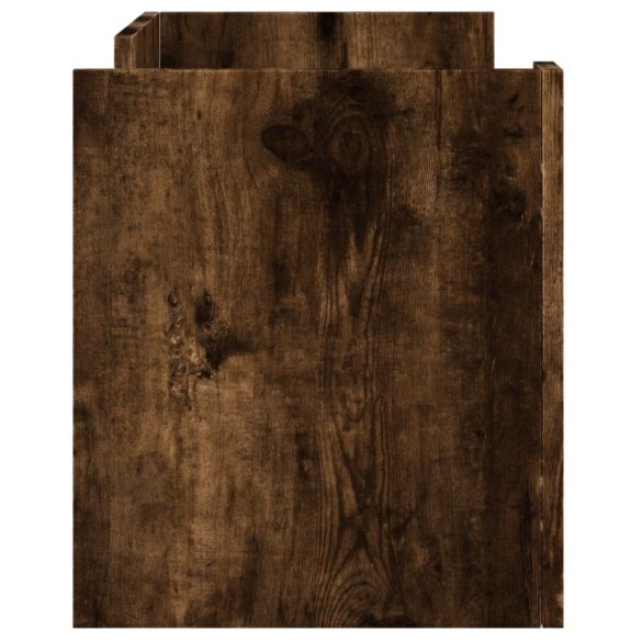 füstös tölgy színű szerelt fa TV-szekrény 80 x 35 x 40 cm