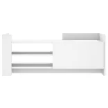 fehér szerelt fa TV-szekrény 100 x 35 x 40 cm