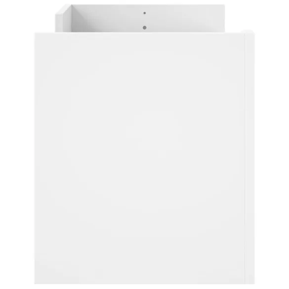 fehér szerelt fa TV-szekrény 100 x 35 x 40 cm