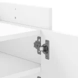 fehér szerelt fa TV-szekrény 100 x 35 x 40 cm