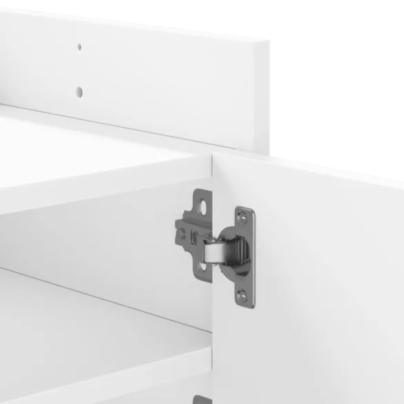 fehér szerelt fa TV-szekrény 100 x 35 x 40 cm