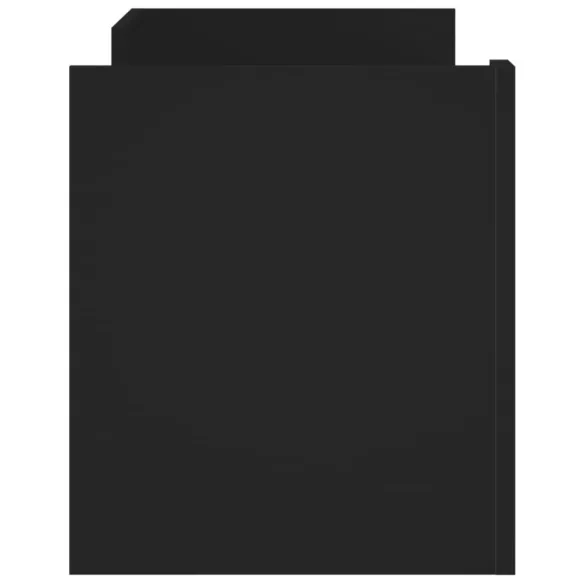 fekete szerelt fa TV-szekrény 100 x 35 x 40 cm