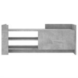 betonszürke szerelt fa TV-szekrény 100x35x40 cm