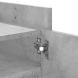 betonszürke szerelt fa TV-szekrény 100x35x40 cm