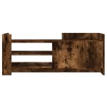 füstös tölgy színű szerelt fa TV-szekrény 100 x 35 x 40 cm