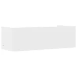 fehér szerelt fa fali polc 100 x 35 x 30,5 cm