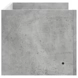 betonszürke szerelt fa fali polc 100 x 35 x 30,5 cm