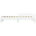 fehér szerelt fa ágykeret 100 x 200 cm