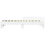 fehér szerelt fa ágykeret 90 x 200 cm