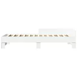 fehér szerelt fa ágykeret 90 x 190 cm