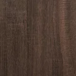 barna tölgy színű szerelt fa ágykeret matrac nélkül 75x190 cm