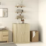 sonoma tölgy színű mosógépszekrény 70,5 x 71,5 x 91,5 cm