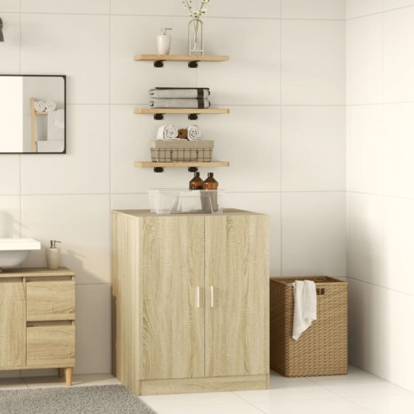 sonoma tölgy színű mosógépszekrény 70,5 x 71,5 x 91,5 cm