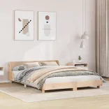 tömör fenyőfa ágy matrac nélkül 140 x 190 cm