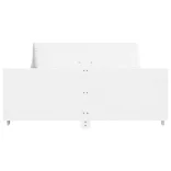 fehér tömör fenyőfa ágy matrac nélkül 120 x 200 cm