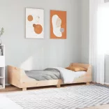 tömör fenyőfa ágy matrac nélkül 100 x 200 cm