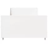 fehér tömör fenyőfa ágy matrac nélkül 100 x 200 cm