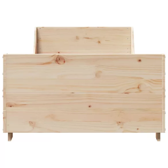 tömör fenyőfa ágy matrac nélkül 90 x 200 cm