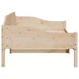 tömör fenyőfa ágy matrac nélkül 90 x 200 cm