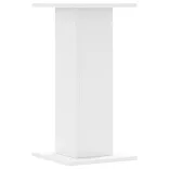 2 db fehér szerelt fa hangszóróállvány 30 x 30 x 60 cm