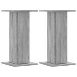 2 db szürke sonoma szerelt fa hangszóróállvány 30 x 30 x 60 cm