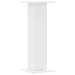 2 db fehér szerelt fa hangszóróállvány 30 x 30 x 80 cm