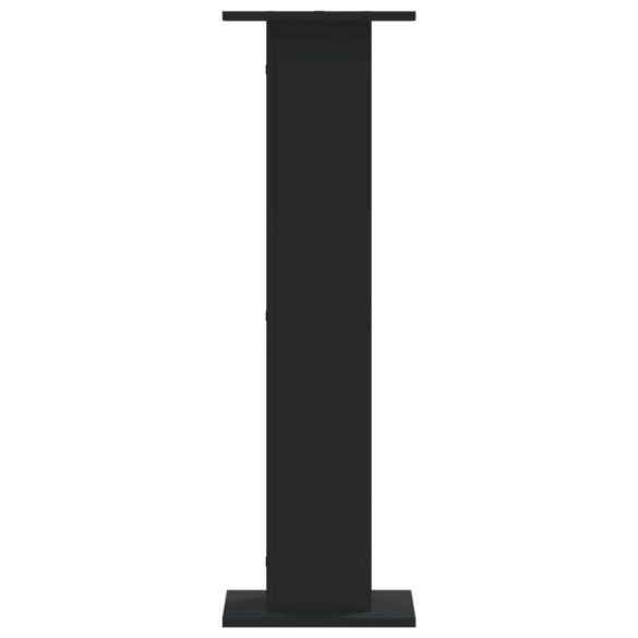 2 db fekete szerelt fa hangszóróállvány 30 x 30 x 95 cm