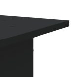 2 db fekete szerelt fa hangszóróállvány 30 x 30 x 95 cm