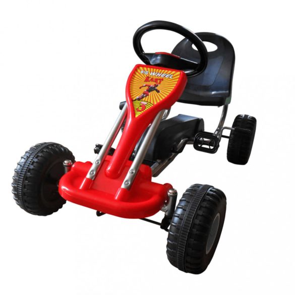 pedálos gokart piros