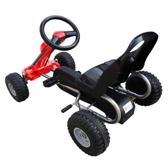 pedálos gokart piros
