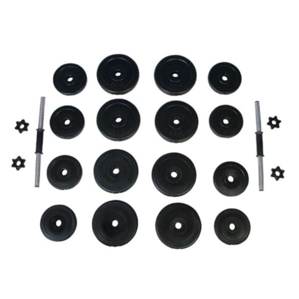 egykezes súlyzók 2 x 15 kg