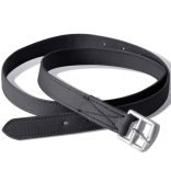 Lovaglás Nyereg Készlet 16 Valódi Bőr Fekete 14 cm 5-az-1- be"