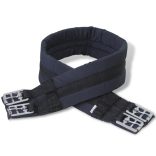 Lovaglás Nyereg Készlet 17,5 Valódi Bőr Fekete 12 cm 5-az-1- be"