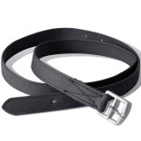 Lovaglás Nyereg Készlet 17,5 Valódi Bőr Fekete 18 cm 5-az-1- be"