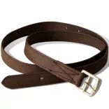 Lovaglás Nyereg Készlet 17,5 Valódi Bőr Barna 12 cm 5-az-1- be"