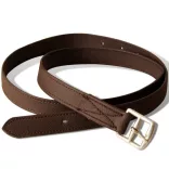 Lovaglás Nyereg Készlet 17,5 Valódi Bőr Barna 18 cm 5-az-1- be"