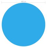 Kerek medence borító 488 cm PE kék