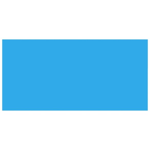 Négyszögletes medence borító 450 x 220 cm-es PE kék