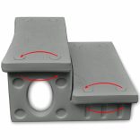 Fürdő lépcső szürke