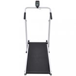 fekete összecsukható mini futópad 93 x 36 cm