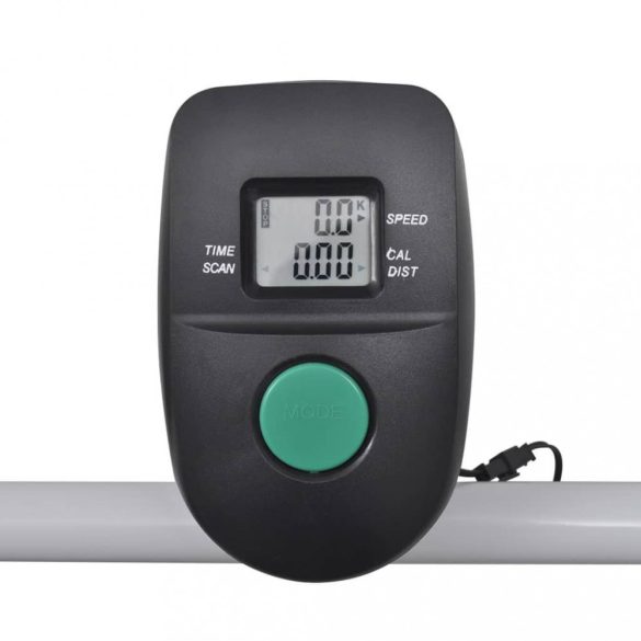 fekete összecsukható mini futópad 93 x 36 cm