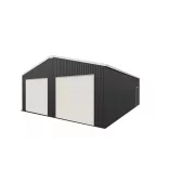LoboGlorioso XXL dupla garázs 7,59 x 9,98m 3m magas elektromos kapukkal