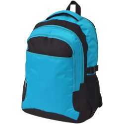 40 literes iskolai hátizsák fekete és kék