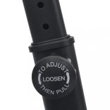 fekete-piros edző/szobabicikli pulzusmérővel